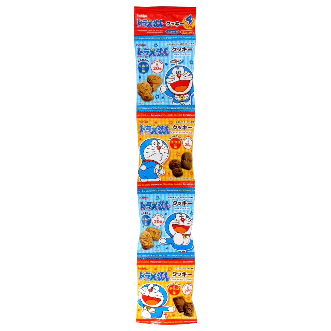 HOKURIKU SEIKA Doraemon Cookies Mini 4-Pack 15g×4p 