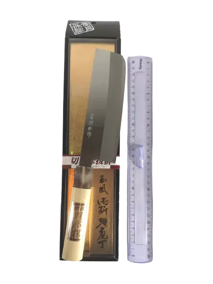 SHIMOMURA Japanisches Nakiri Küchenmesser 165mm