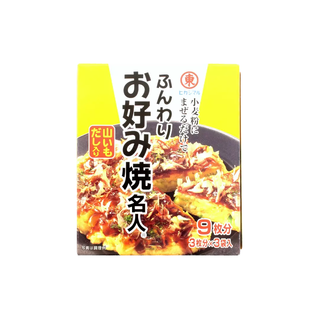 HIGASHIMARU Funwari Okonomiyaki Mix 16g × 3p  MHD:04.2024