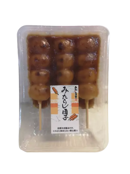 AWASHIMADO Dango-Mochi mit süßer Sojasauce 3pcs Mitarashi 156g