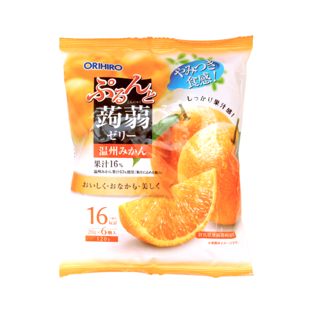 ORIHIRO  Konjak-Jelly Orangegeschmack 120g
