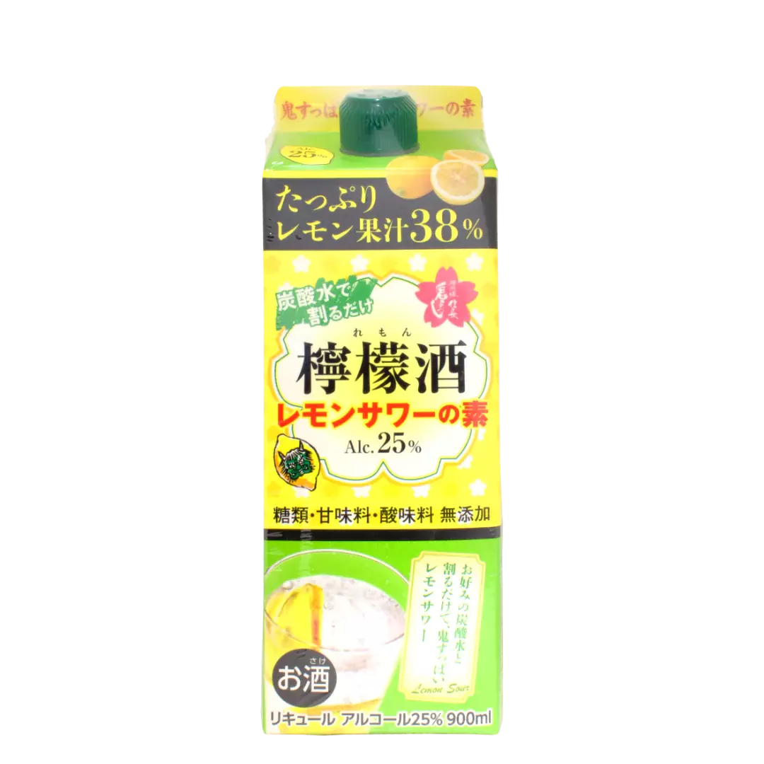 KIYOSUZAKURA Spirituosen mit Zitronen 900ml 25% Vol. 