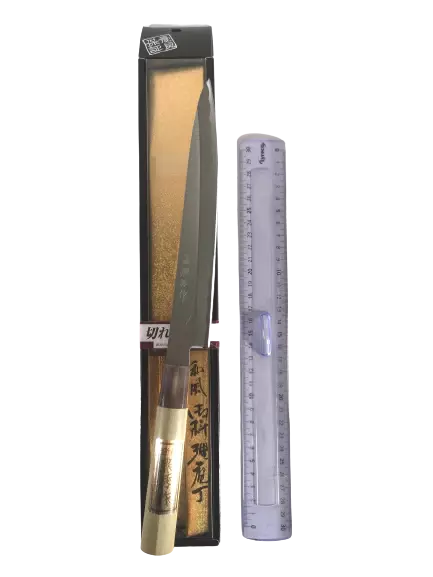 SHIMOMURA Japanisches Yanagiba Küchenmesser 210mm