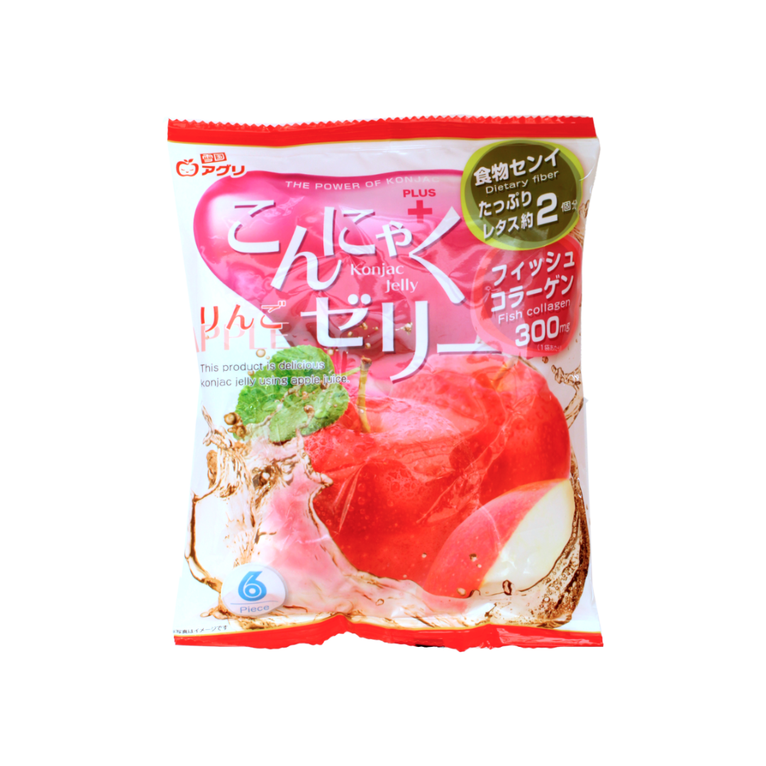 YUKIGUNI AGURI Konjak-Jelly Apfelgeschmack 108g 